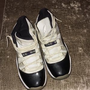 Air Jordans - size 4.5 (6.5) euro 36.5 black/white